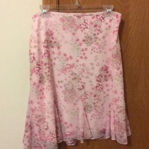Floral skirt in pretty pink from Dress Barn